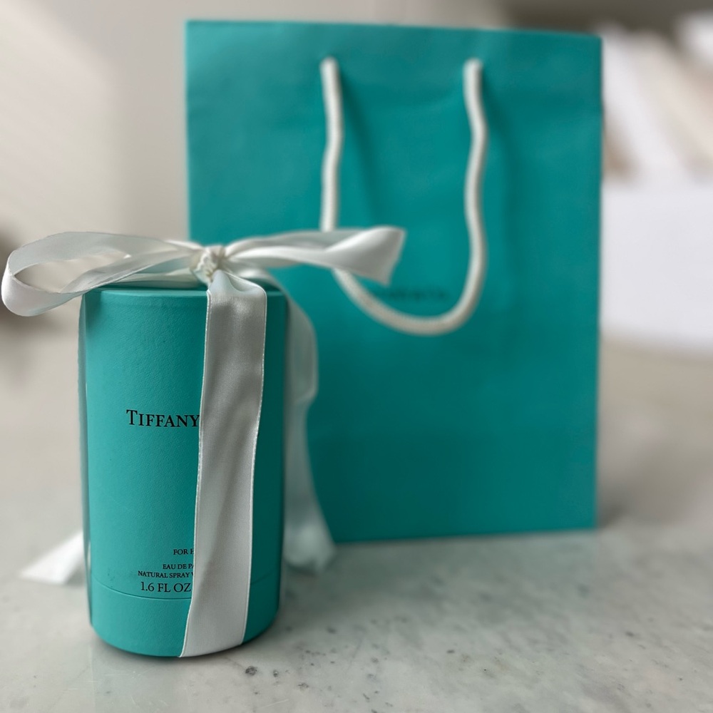 Authentic Tiffany & Co. Perfume Box & Shopping Bag | Packaging Only